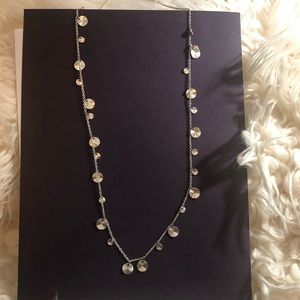 Silver charm necklace